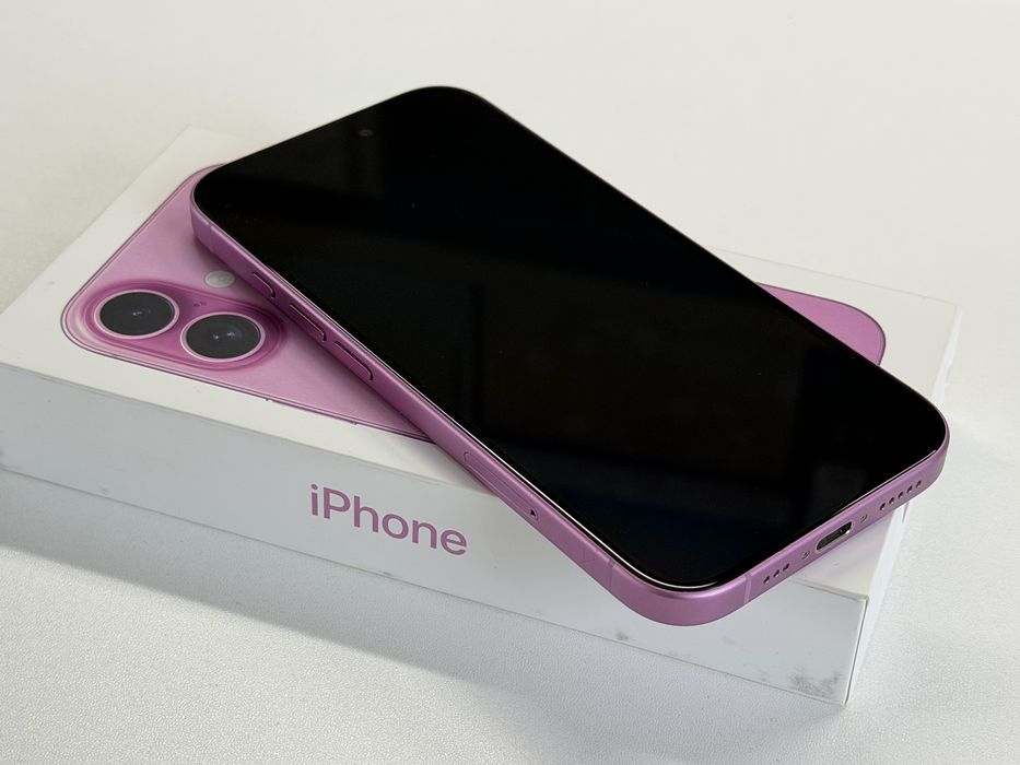 Apple iPhone 16 256 GB Różowy Rose | Stan BDB | Bateria 90% | 100% Sprawny | Komplet | Bez Blokad | Oryginał