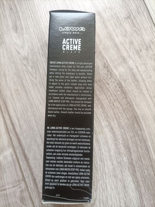 Nowa pasta impregnująca do butów LOWA