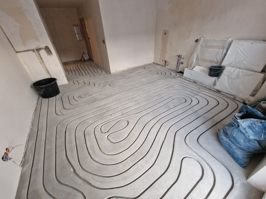 Frezowanie posadzki pod ogrzewanie podłogowe