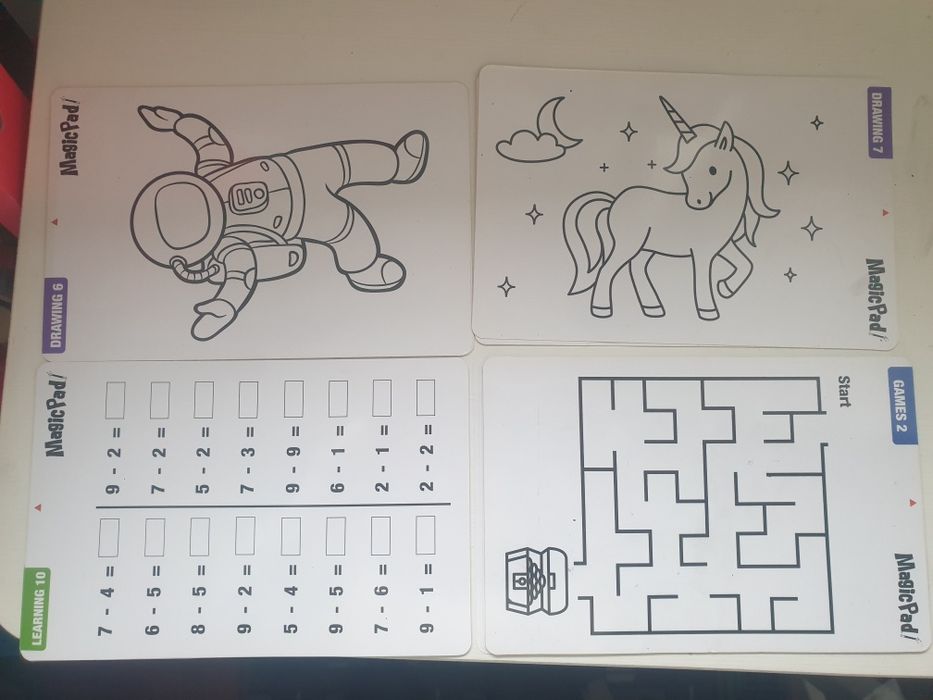 Tablet com luz para criança + 3 anos