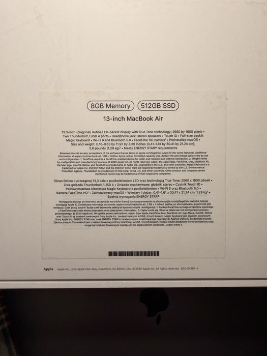 MacBook Air Gwiezdna szarość