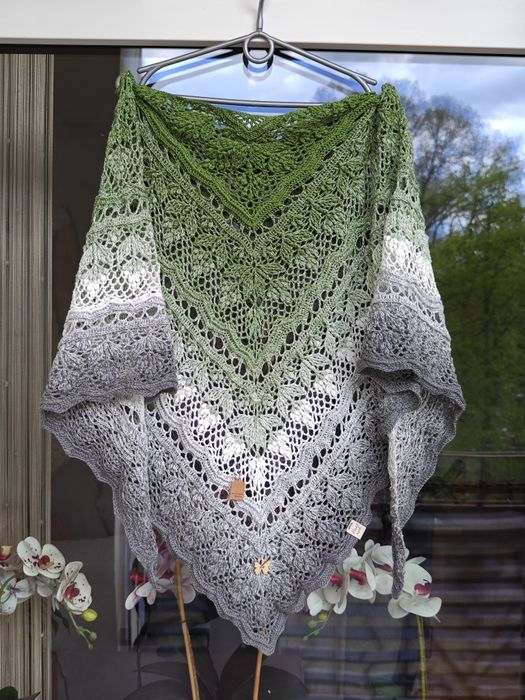 Chusta letnia, delikatna, duża