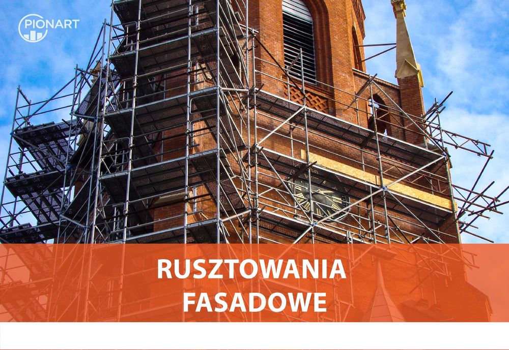 Nowe Rusztowanie fasadowe model PUM typ PIONART – Zestaw 2