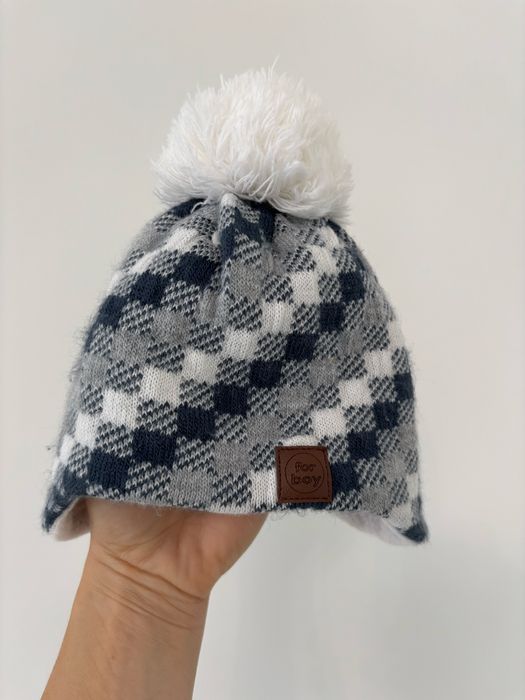 Дитяча зимова шапочка для хлопчика