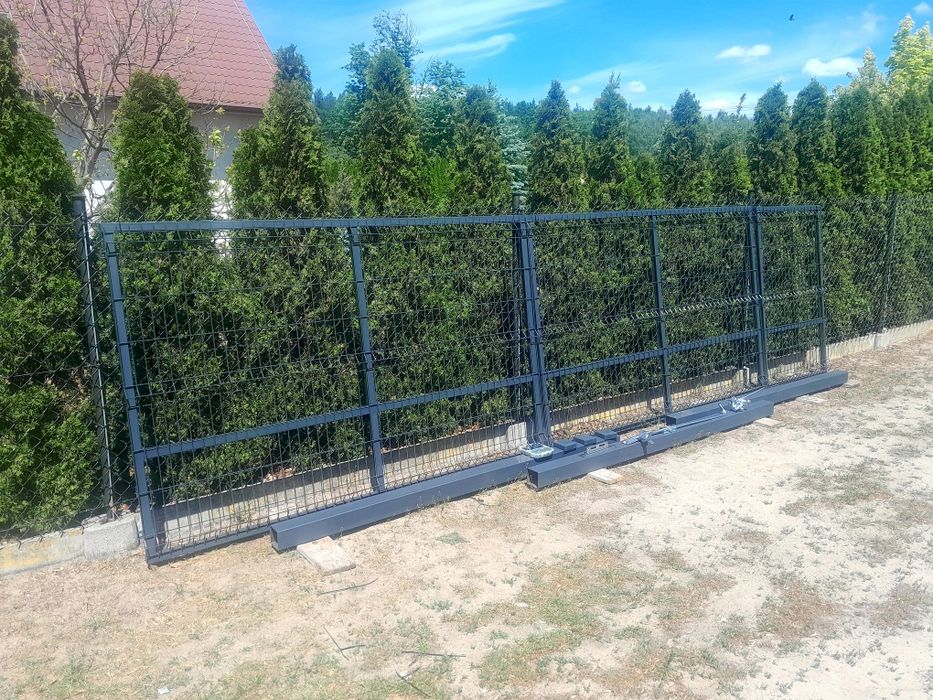 Brama 5M OD RĘKI 2x2,5m H 162  Grafit 7016 Kompletna