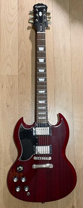 Leworęczne Gitary -- Epiphone SG // Shine 5 strun