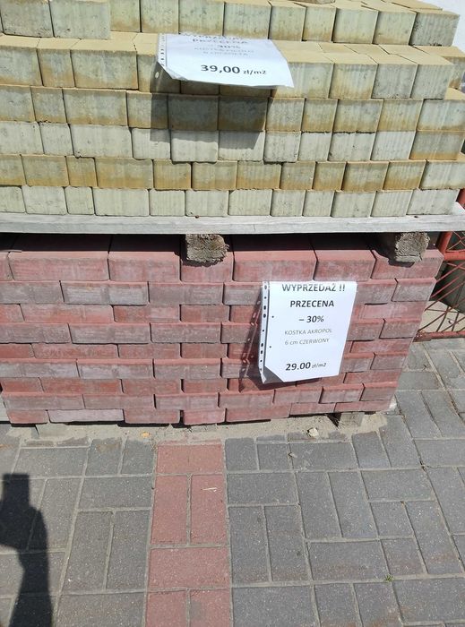 Kostka brukowa różne rodzaje wyprzedaż!