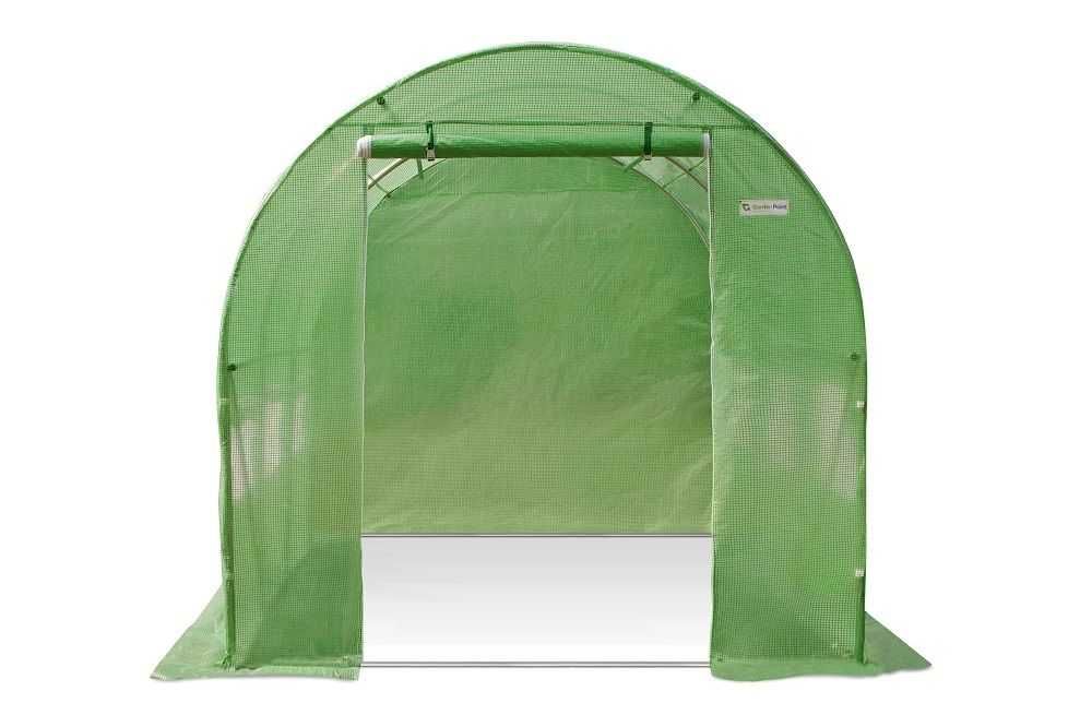 Zielony tunel foliowy 2x4m metalowy stelaż Garden Point