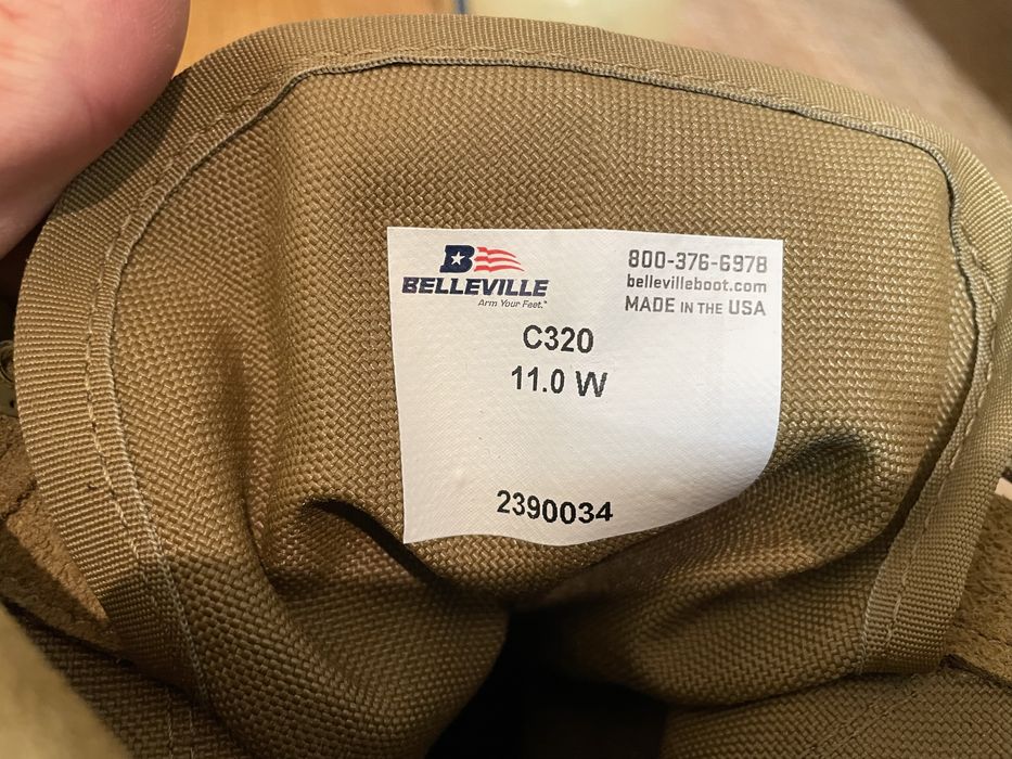 Берці Belleville C320 Made in USA розмір 44 (11W) на стопу 29 см
