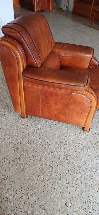 sofás pele de búfalo natural.