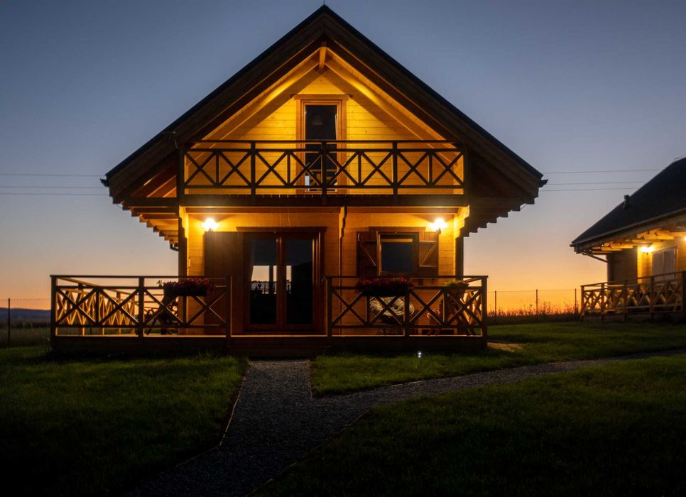 Domki pod Czarną Górą z Balią Ferie zimowe, Sudety / Kotlina Kłodzka