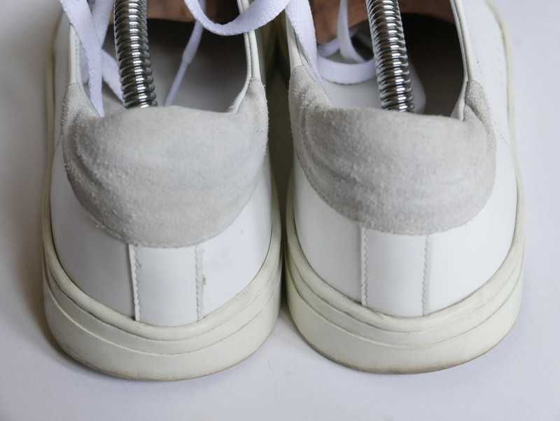 Sneakersy Trampki Buty Burberry London Skóra Białe 40