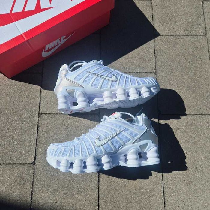 Buty sportowe Nike_Shox_TL_White_Gum Rozmiar.45