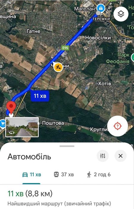 Продаж земельної ділянки  Віта-Поштова. Світло, сусіди! До метро Теремки - 9км!
