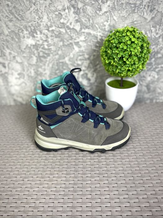 Quechua waterproof ботинки 34 размер детские серые