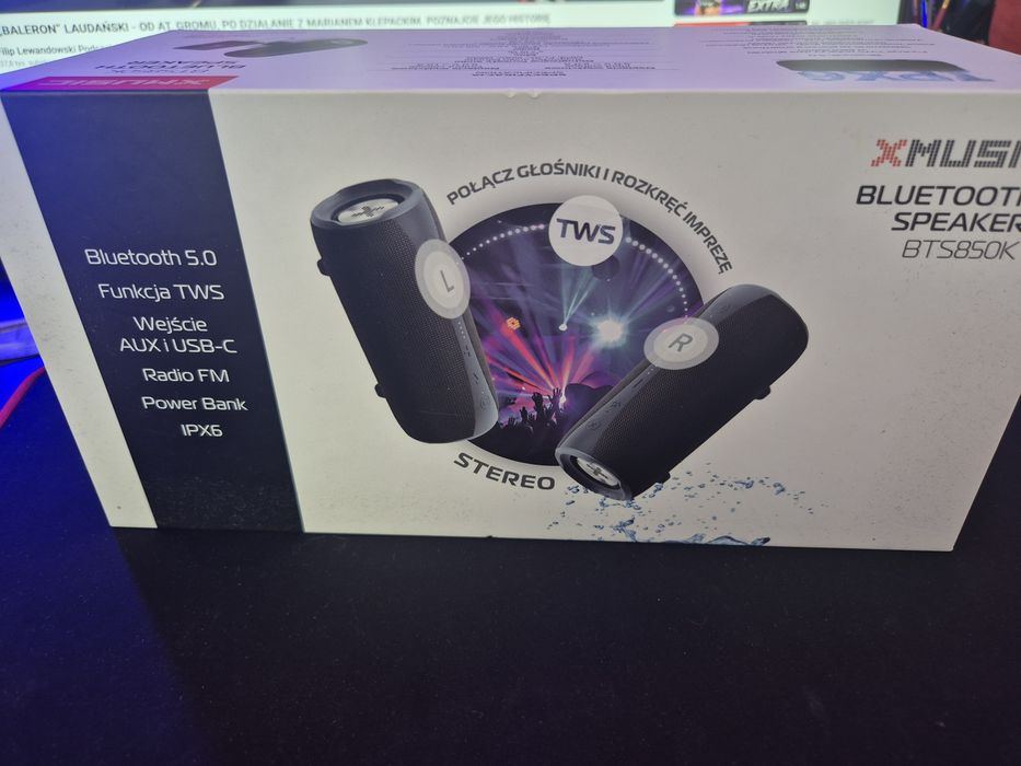 Głośnik bezprzewodowy XMusic BTS850K