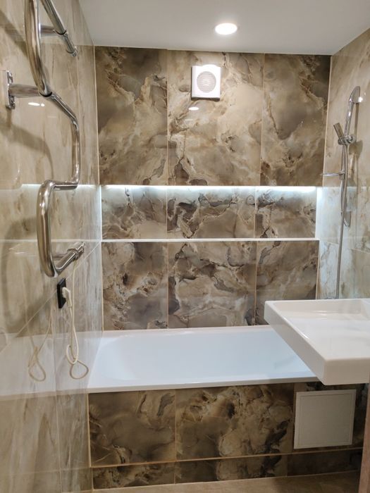 Плиточный работы, электрика, шпаклевка, стяжка, ламинат, и т. Д.