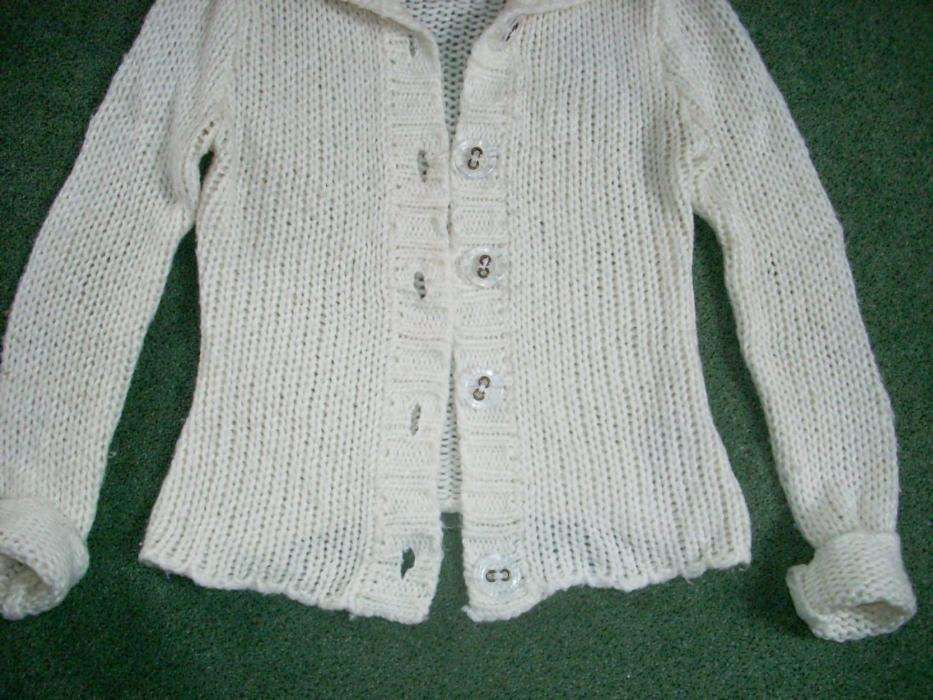 Milutki Sweter Zapinany 36 S 34