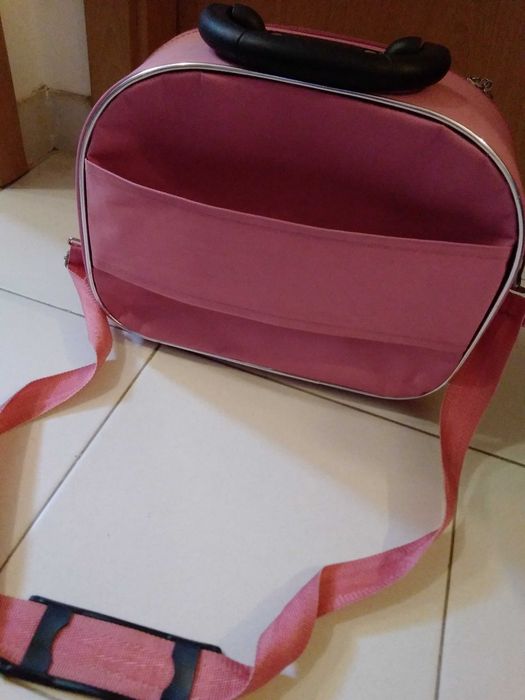 Mala acessório de viagem, rosa.