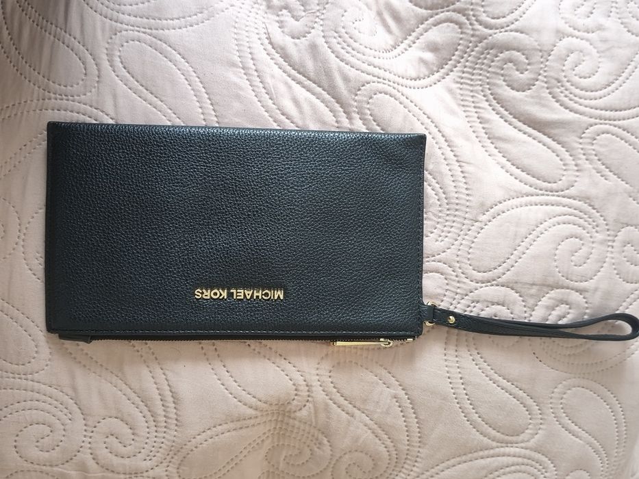 Клатч Michael Kors натуральна шкіра в чорному кольорі
