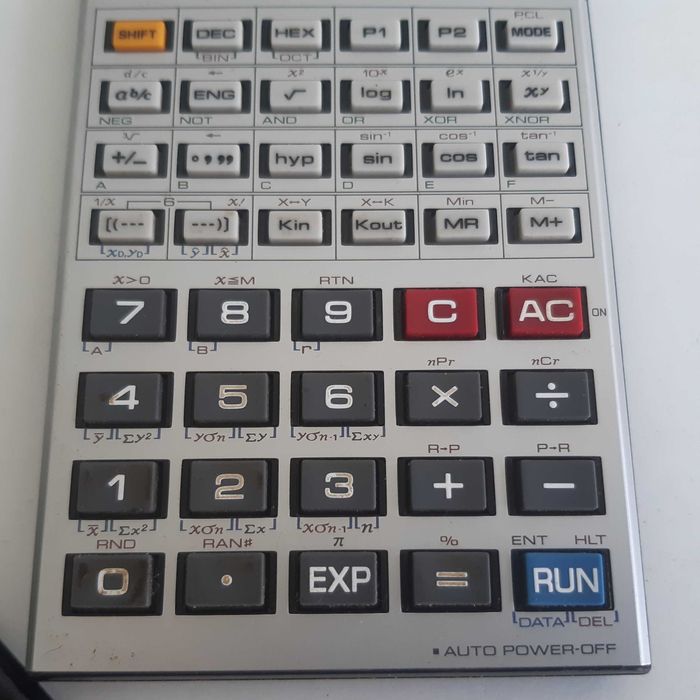 Retro Antiga Calculadora Científica Casio fx-3600Pv Solar Funcional