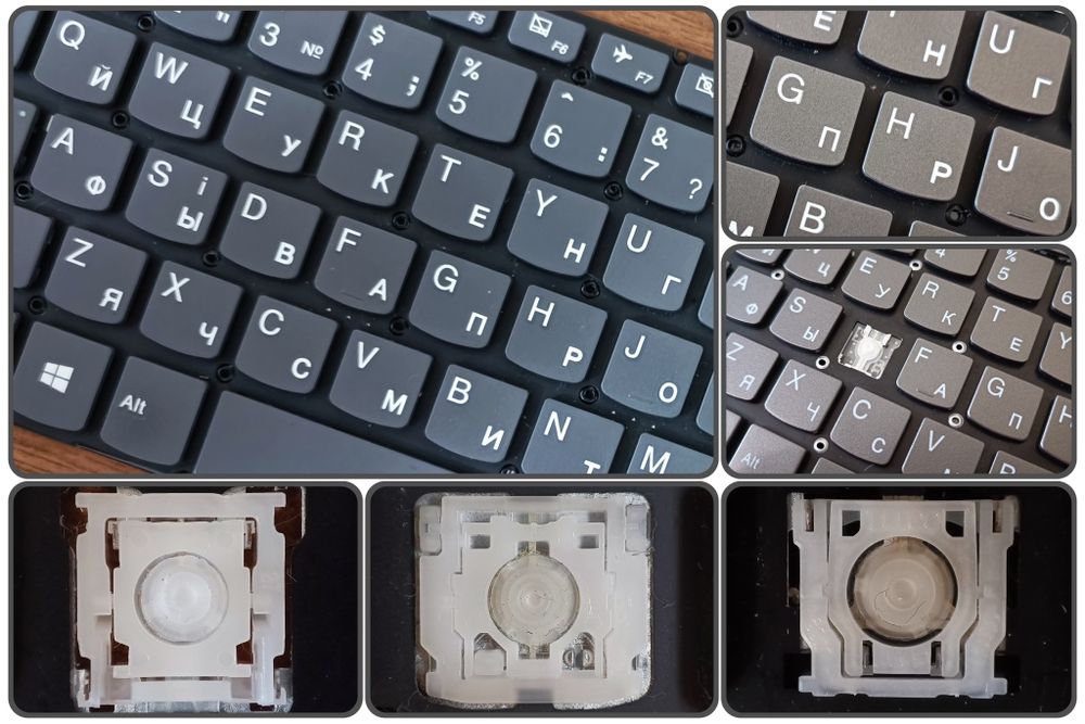 Кнопки, клавіші, механізми Lenovo для клавіатури ноутбука поштучно