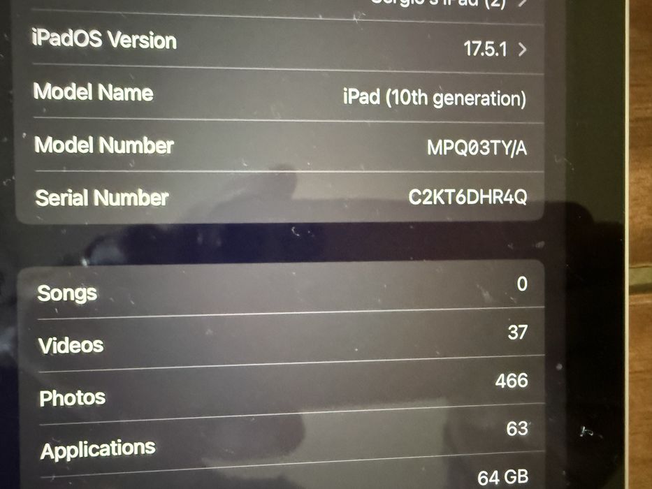 iPad 10 64gb como novo