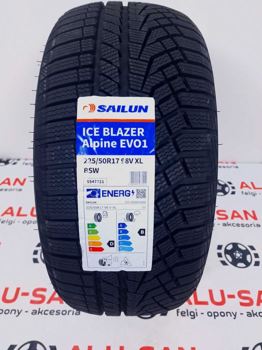 NOWE zimowe OPONY 225/50R17 - Sailun Ice Blazer Alpine Evo 1
