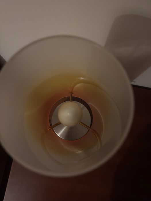 2 candeeiros de vidro de mesa