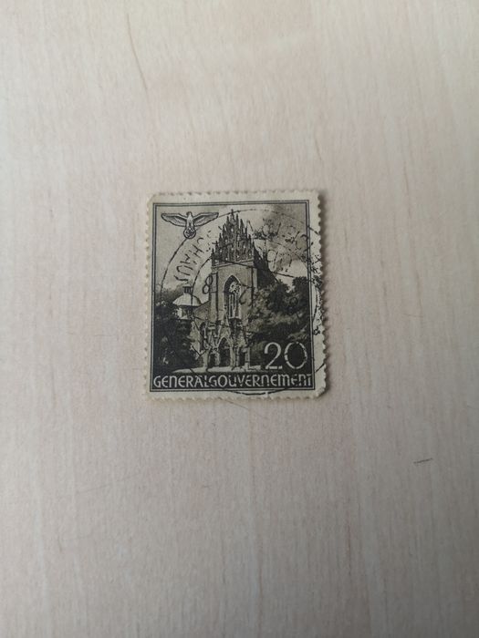 Znaczek Generalna Gubernia 1942r - kasowany