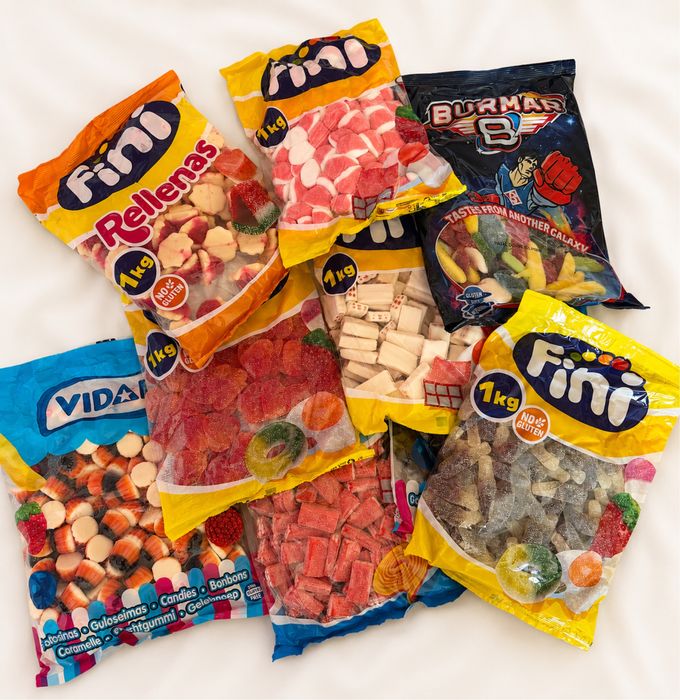Gomas Fini e Burmar 1kg | Festas, Aniversários, Candy Bar | Novas