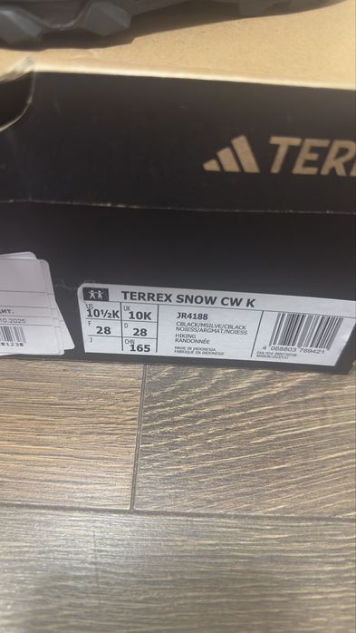 Terrex snow cw k дитячі зимові чоботи adidas