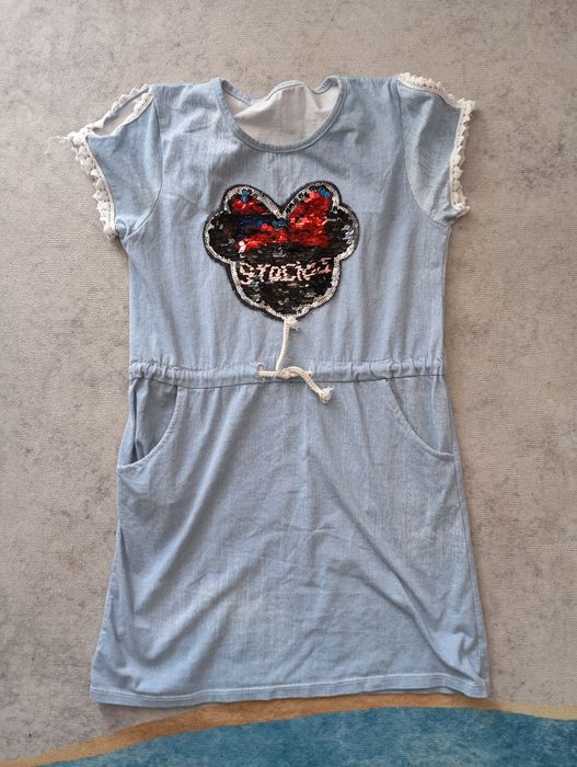 Zestaw paka ubrań  dla dziewczynki na lato r. 134