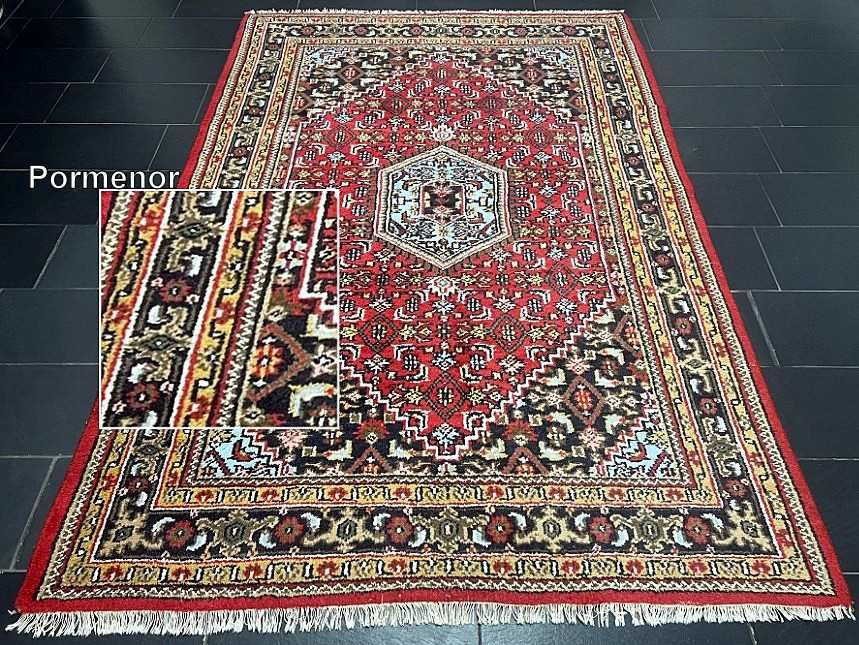 Tapete Persa BIDJAR original, elaborado manualmente com lã sobre algodão e com 292cm x 192cm