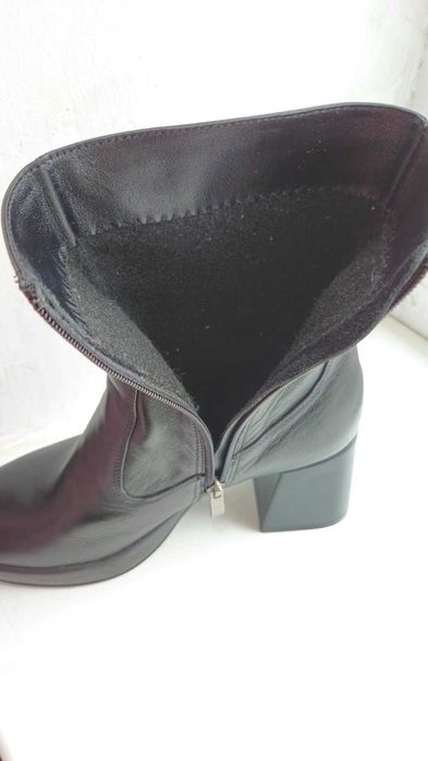 Жіночі сапожки, 38-39, осінь-весна, на каблуку