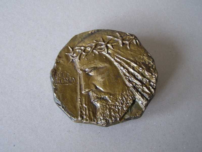 Plakieta /medal Wacław Kowalik - sygn. ECCE  HOMO