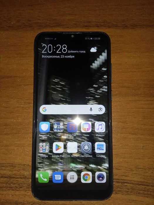 Huawei Y6 2019 с новым стеклом и защиткой