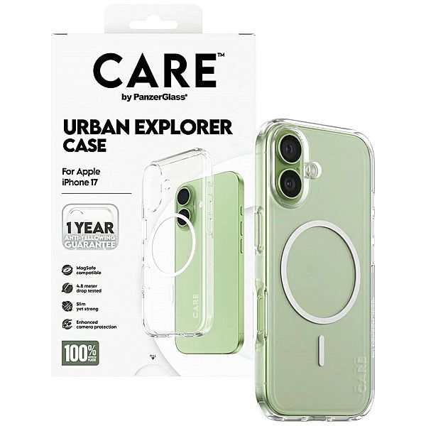 Etui CARE by PanzerGlass Flagship Urban Explorer w. White MagSafe na i