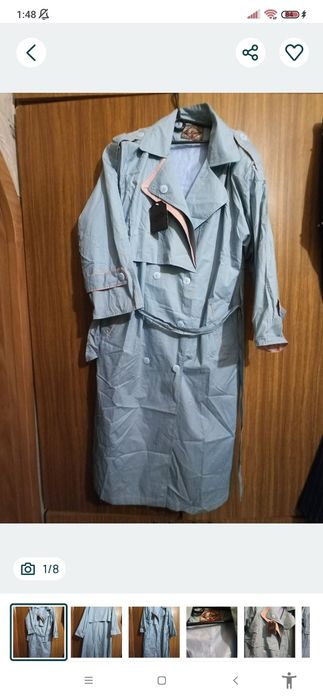 Плащ тренч женский в новом состоянии.