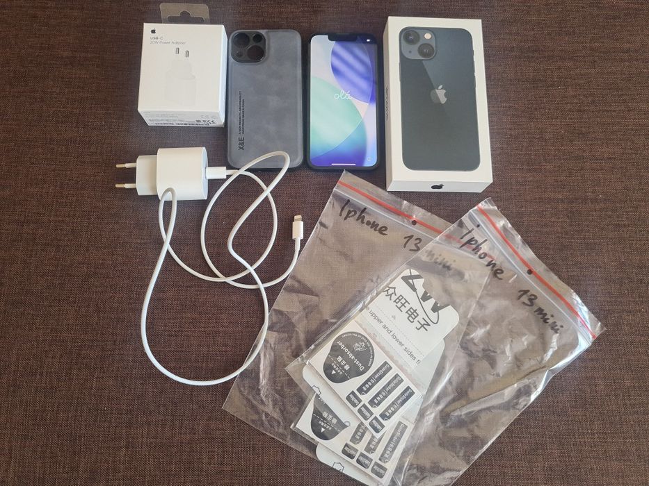 IPhone 13 Mini 128GB * Stan IDEALNY * Ładowarka * Zestaw