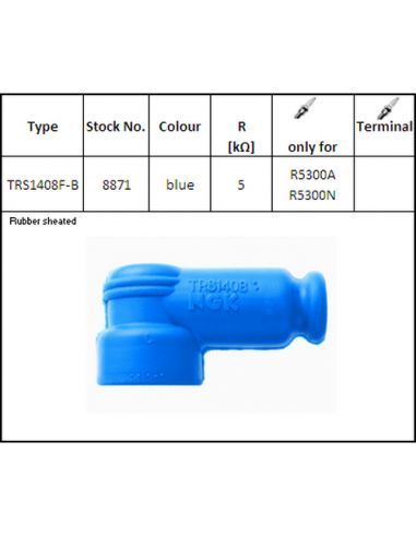 cachimbo da vela ngk trs1408f azul