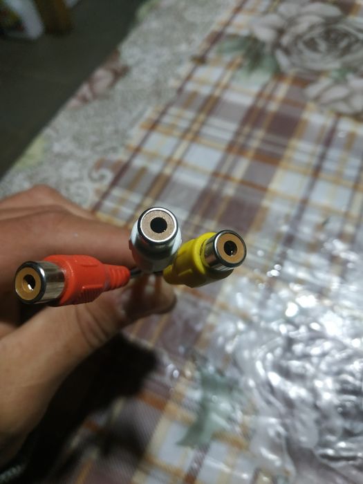 Кабель переходник тюльпан