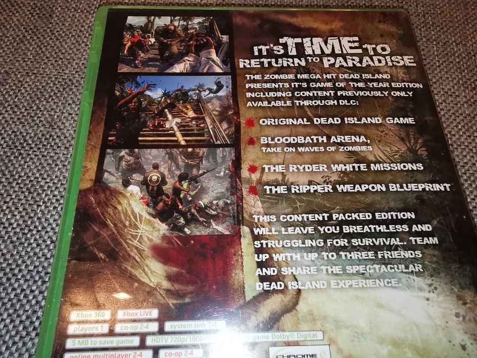 Dead Island GOTY (wer rozszerzona) XBOX 360 gra PL  możliwość wymiany