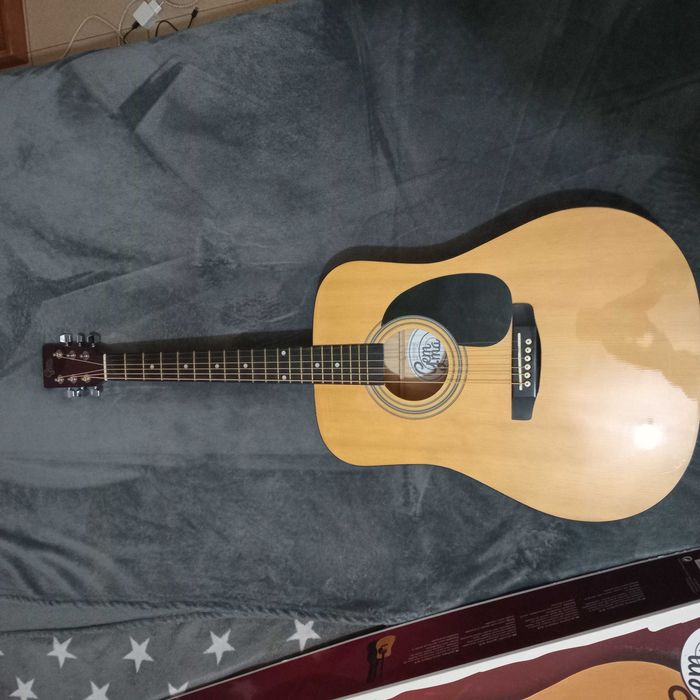 Pack Guitarra Acústica + Saco em Nylon Gemma Standard Nat - Sem Uso