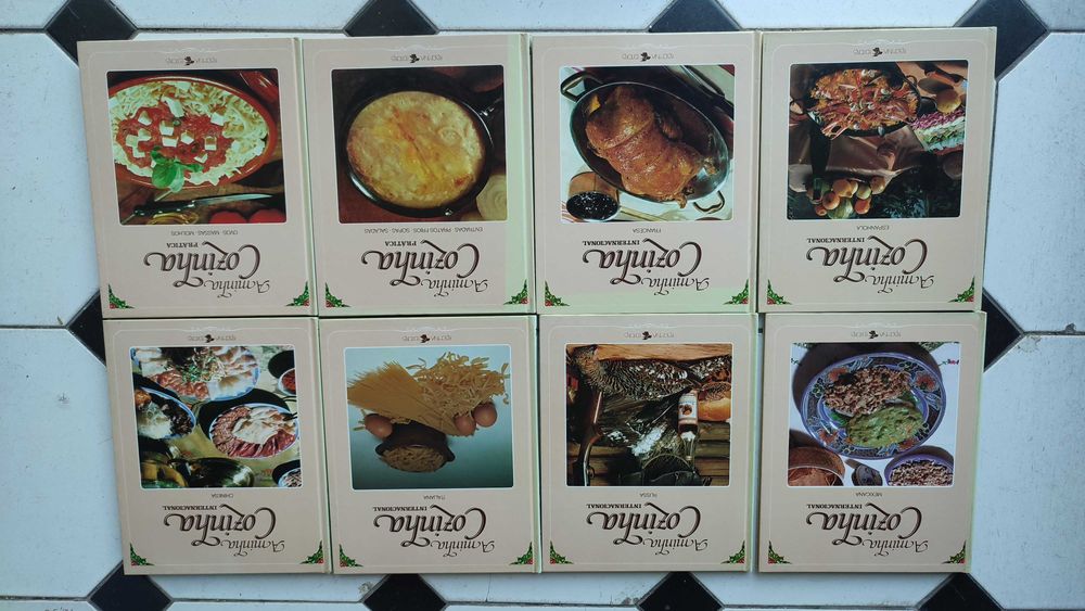 Lote 12 LIvros Cozinha Internacional e Cozinha Prática