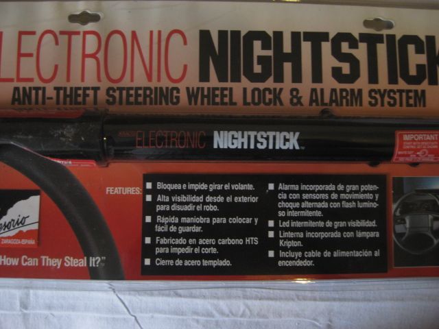 Tranca de Volante Kraco Electronic NightStick