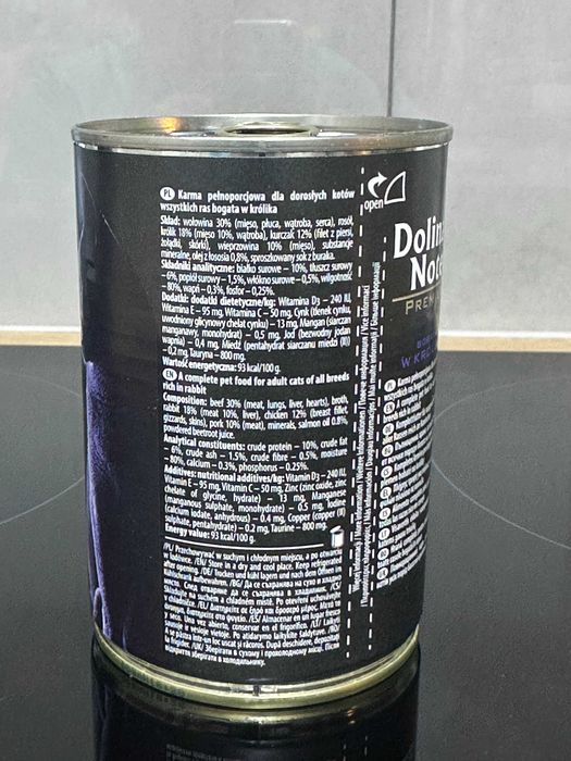 DOLINA NOTECI Premium mokra karma dla kotka 6x400g KRÓLIK