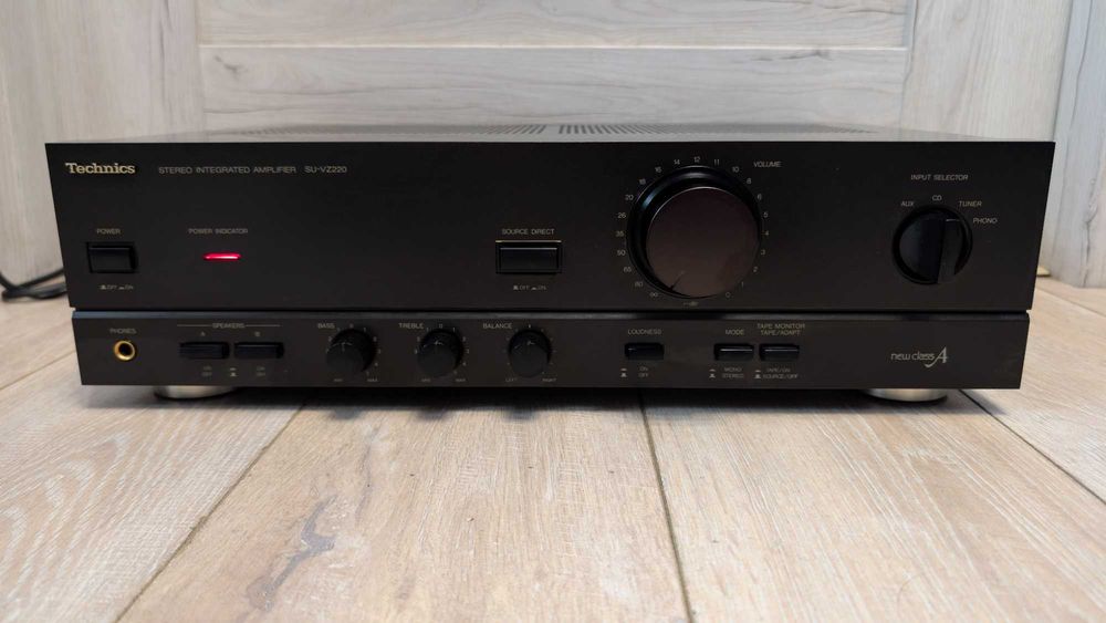 Wzmacniacz Technics SU-VZ220 ! Czarny ! PO SERWISIE ! IDEALNY STAN !