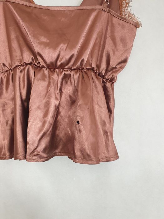 Top na ramiączka S, brązowy, PrettyLittlething