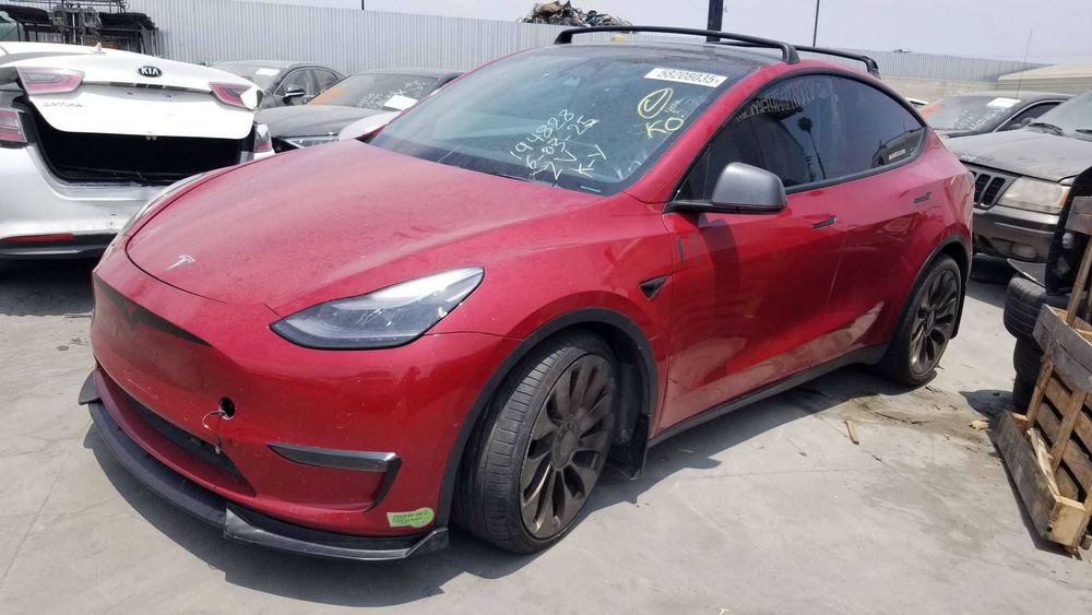 Крыло дверь Tesla Model Y Performance разборка